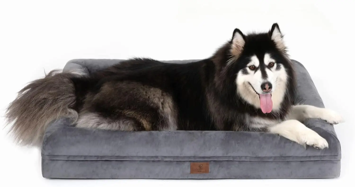 Extra Large Dog Bed for Large Size Dogs, Waterproof Orthopedic Dog Bed with 4-Sides Removable Bolster, Non-Slip Bottom X
Extra Large Dog Bed for Large Size Dogs, Waterproof Orthopedic Dog Bed with 4-Sides Removable Bolster, Non-Slip Bottom X