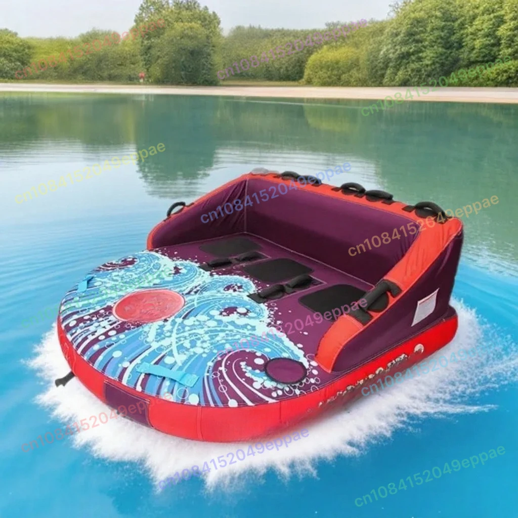 3-Person water inflatable drag sofa thickened PVC durable water skiing ring
3-Person water inflatable drag sofa thickened PVC durable water skiing ring