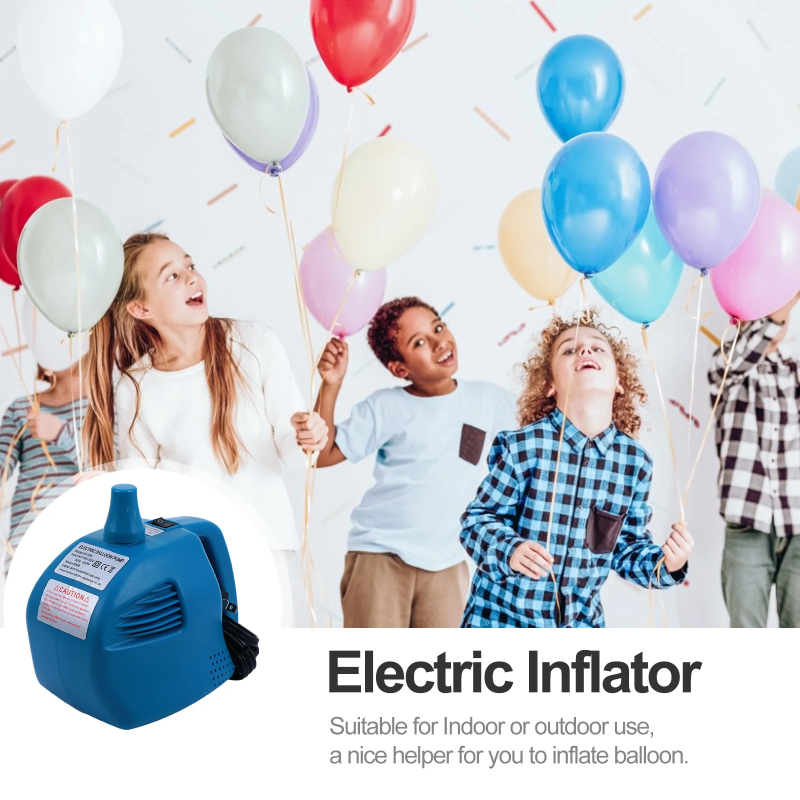 1Pcs 13000Pa Balloon Inflator Machine Automatic Protection Safety Shut Off Electric Air Pump for Party Wedding Decoration
1Pcs 13000Pa Balloon Inflator Machine Automatic Protection Safety Shut Off Electric Air Pump for Party Wedding Decoration