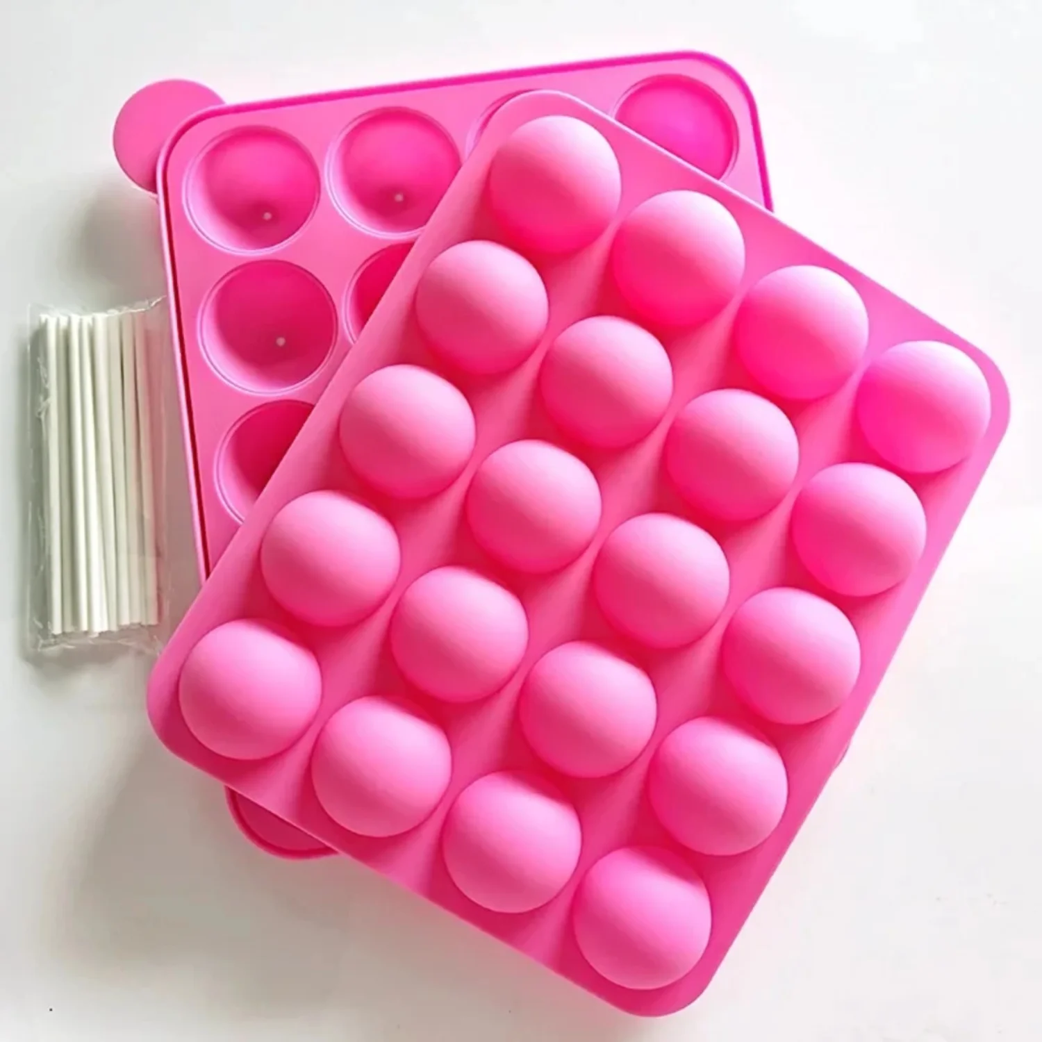 20 Holes Silicone Cake Mold Lollipop Maker Baking Cake Mould Candy Chocolate Mold Kitchen Accessories Decorating Tools
20 Holes Silicone Cake Mold Lollipop Maker Baking Cake Mould Candy Chocolate Mold Kitchen Accessories Decorating Tools
