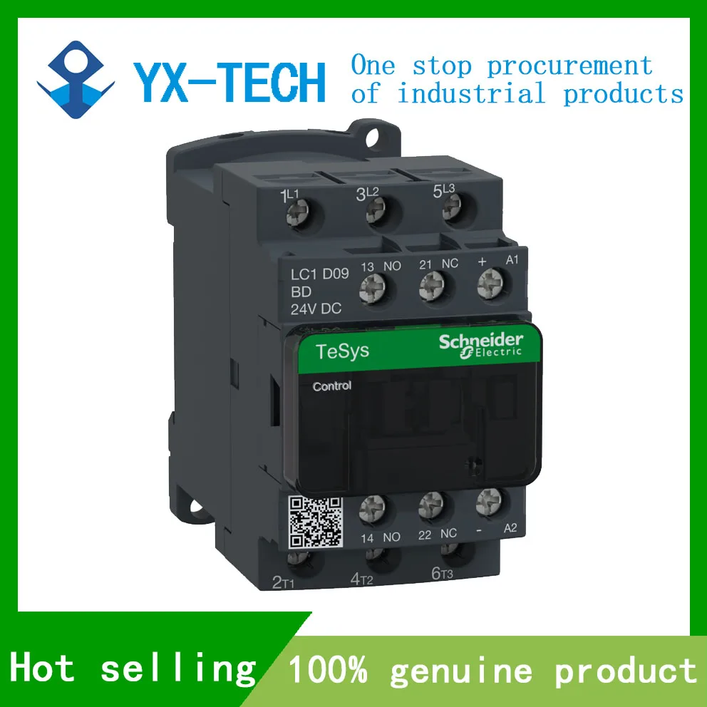 In stock LC1D09BD LC1D12BD LC1D18BD LC1D25BD LC1D32BD LC1D38BD contactor - 3P(3 NO) 24VDC
In stock LC1D09BD LC1D12BD LC1D18BD LC1D25BD LC1D32BD LC1D38BD contactor - 3P(3 NO) 24VDC