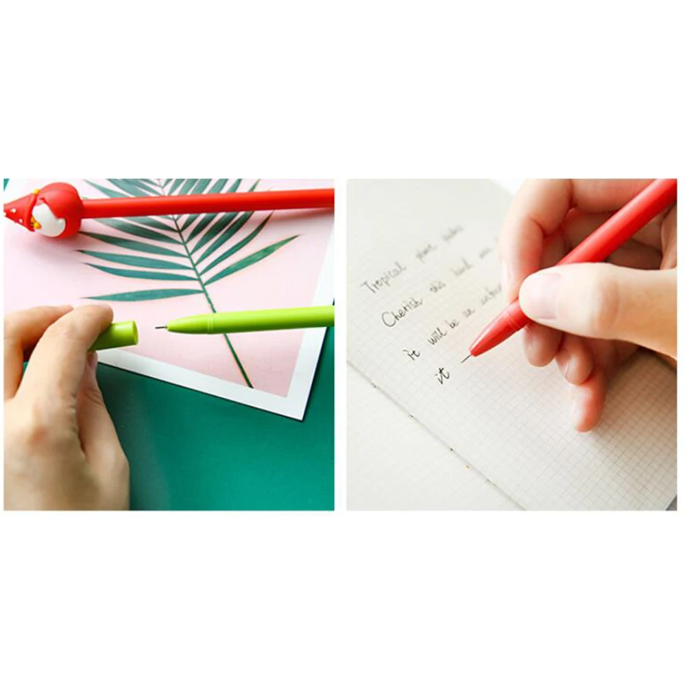 6 Pcs Student Water Pen Christmas Students Stationery Signing Pens Gel Writing Black Ink Lovely School Office Supplies
6 Pcs Student Water Pen Christmas Students Stationery Signing Pens Gel Writing Black Ink Lovely School Office Supplies