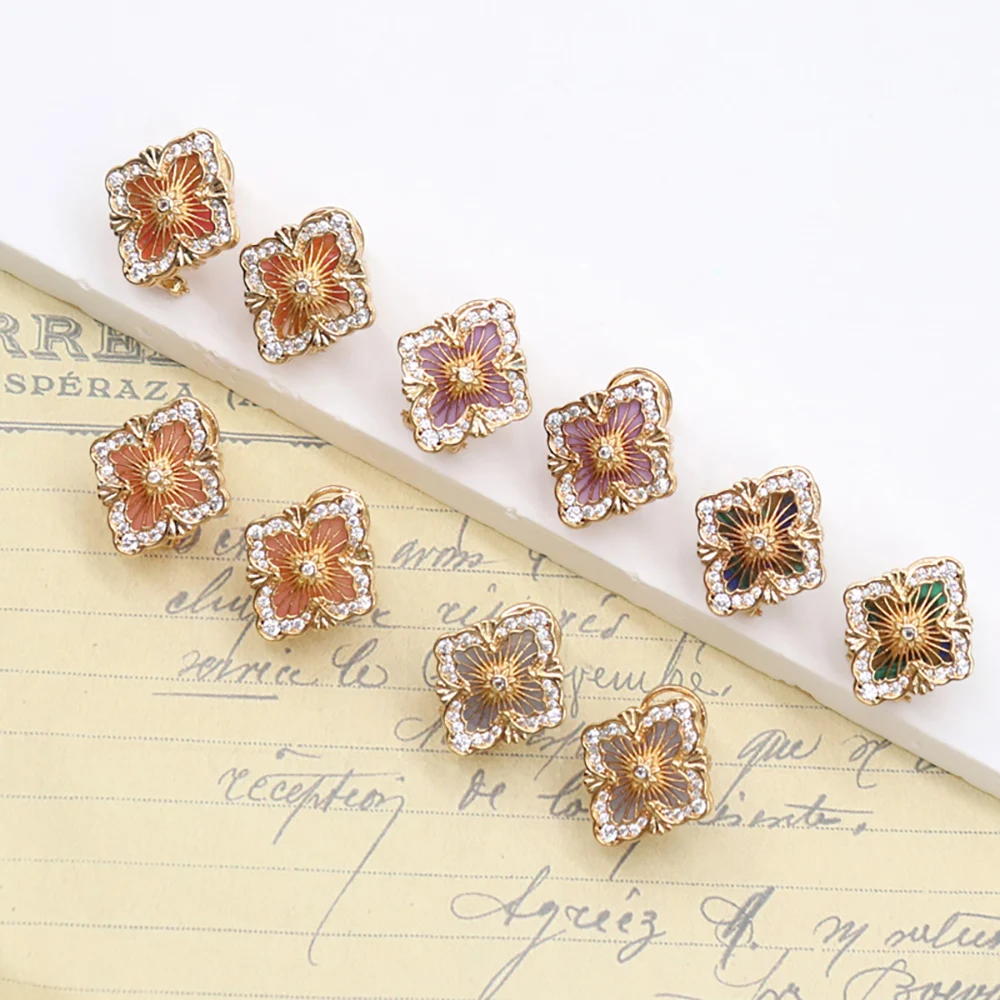 New Luxury Retro Brushed Earrings Trendy Fashion Copper Plated 18K Gold Jewellery Girl Gift Party
New Luxury Retro Brushed Earrings Trendy Fashion Copper Plated 18K Gold Jewellery Girl Gift Party
