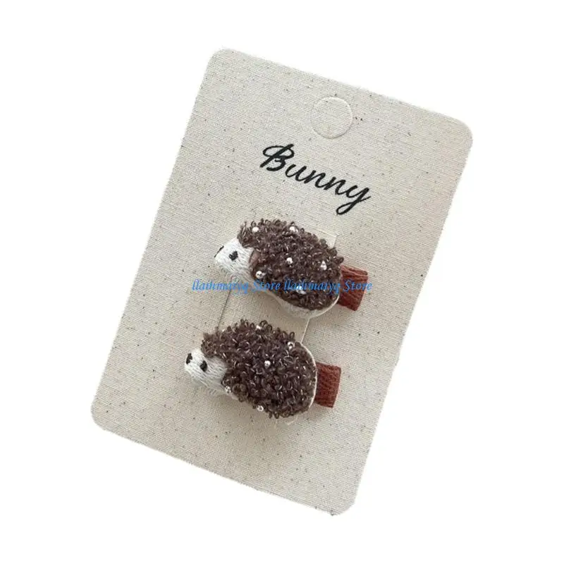 573B Adorable Hedgehog Design Hair Clip With Elastic Hair Ties Fabric For Children Daily Styling
573B Adorable Hedgehog Design Hair Clip With Elastic Hair Ties Fabric For Children Daily Styling