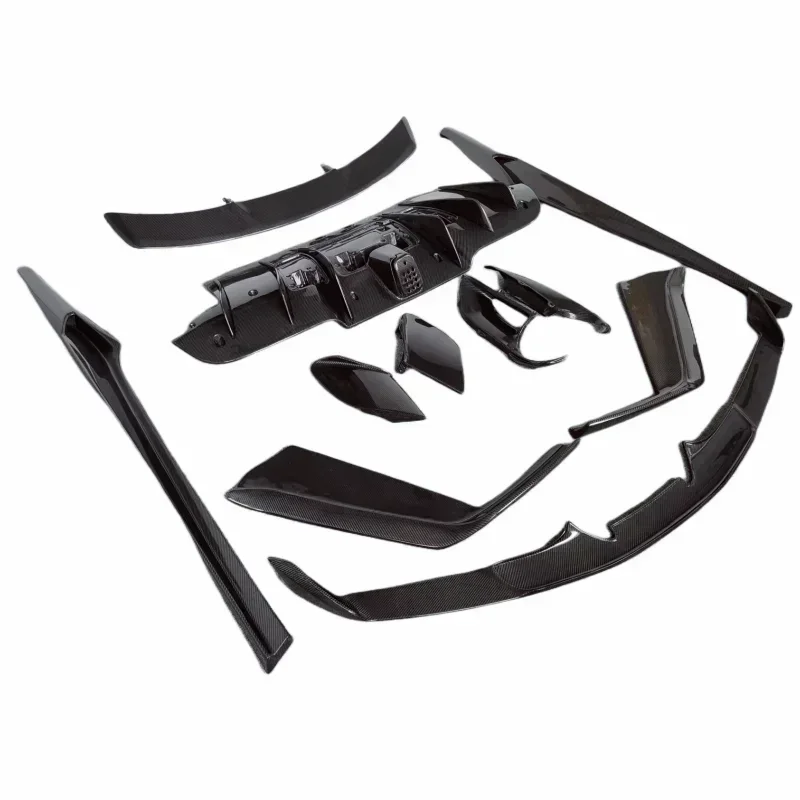 True carbon fiber front bumper edge rear diffuser side skirt spoiler air vent lampshade for Ferrari 488 GTB N-style body kit
True carbon fiber front bumper edge rear diffuser side skirt spoiler air vent lampshade for Ferrari 488 GTB N-style body kit