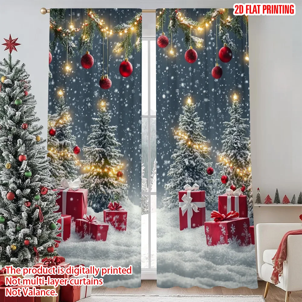 2pcs 2D flat printing Merry Christmas Party Curtains winter wonderland Fabric Without Electricity Family Party for Holiday Decor
2pcs 2D flat printing Merry Christmas Party Curtains winter wonderland Fabric Without Electricity Family Party for Holiday Decor