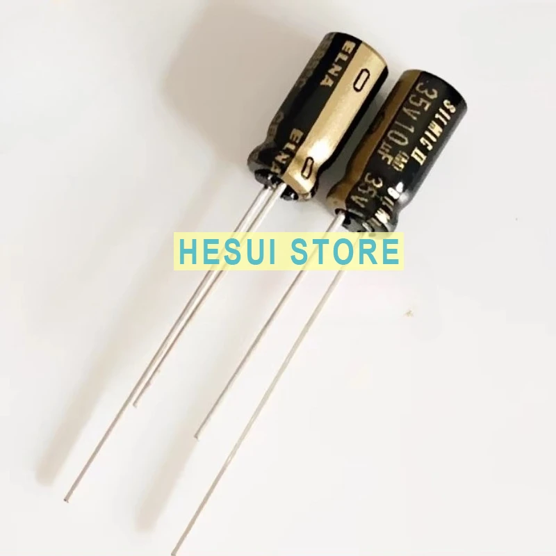 10Pcs 10uF 35V SILMIC II RFS Ina ELNA Fever Audio Silk Film Capacitor Copper Foot 35V10UF
10Pcs 10uF 35V SILMIC II RFS Ina ELNA Fever Audio Silk Film Capacitor Copper Foot 35V10UF