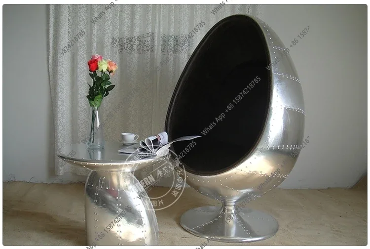 N67 X New GY Aluminum Leather Egg Chair, Creative Fashion Sofa, Egg Shell Chair, Fiberglass Lounge Chairss 26
N67 X New GY Aluminum Leather Egg Chair, Creative Fashion Sofa, Egg Shell Chair, Fiberglass Lounge Chairss 26