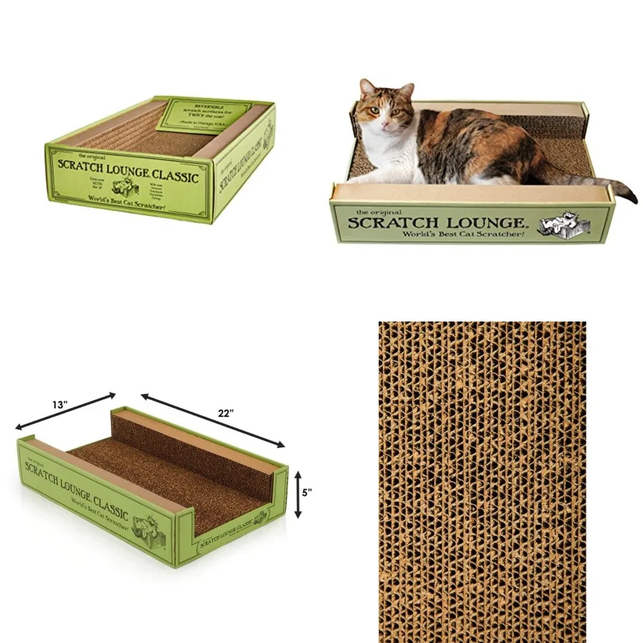 The Original XL - Worlds Best Cat Scratcher - Includes Catnip
The Original XL - Worlds Best Cat Scratcher - Includes Catnip