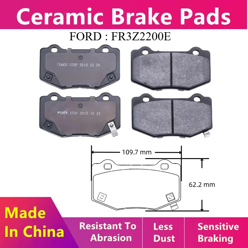 For FORD Mustang GT350 (S550) rear brake pads FR3Z2200E/ Auto parts -35048
For FORD Mustang GT350 (S550) rear brake pads FR3Z2200E/ Auto parts -35048