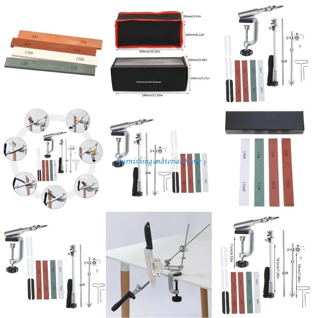 Y5gd Профессиональный нож -точилка с 10 Whetstones 360 ° wurtation contrice фиксирована
Y5gd Профессиональный нож -точилка с 10 Whetstones 360 ° wurtation contrice фиксирована