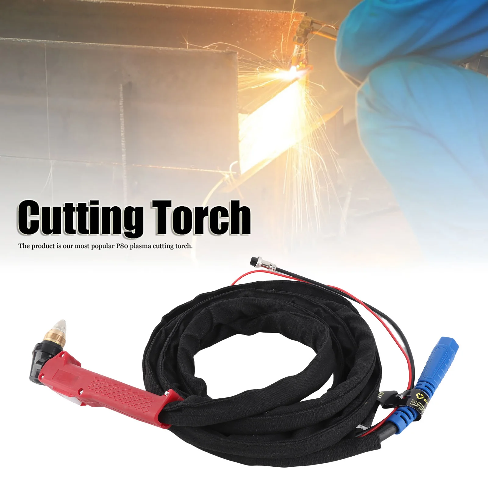 Inverter Plasma Cutter Gun Machine 4 Meters 13 Feet Cable 80A P80 Cutting Torch Plasma Cutting Torch Welding Cutting Accessories
Inverter Plasma Cutter Gun Machine 4 Meters 13 Feet Cable 80A P80 Cutting Torch Plasma Cutting Torch Welding Cutting Accessories