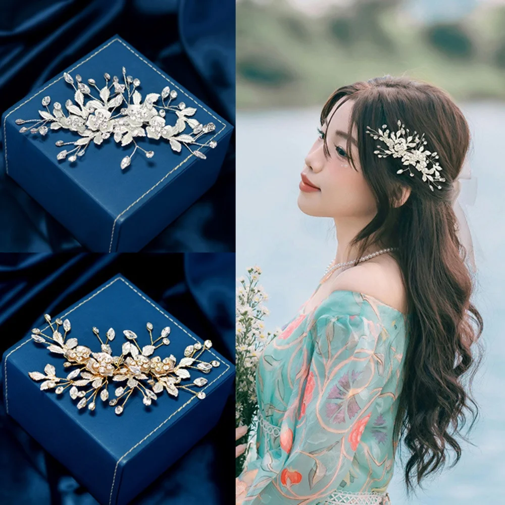 Hot Sales Hair Comb Wedding Hair Accessories For Women Crystal Flower Hairpin Bridal Tiaras Exquisite Prom Jewelry 
Hot Sales Hair Comb Wedding Hair Accessories For Women Crystal Flower Hairpin Bridal Tiaras Exquisite Prom Jewelry