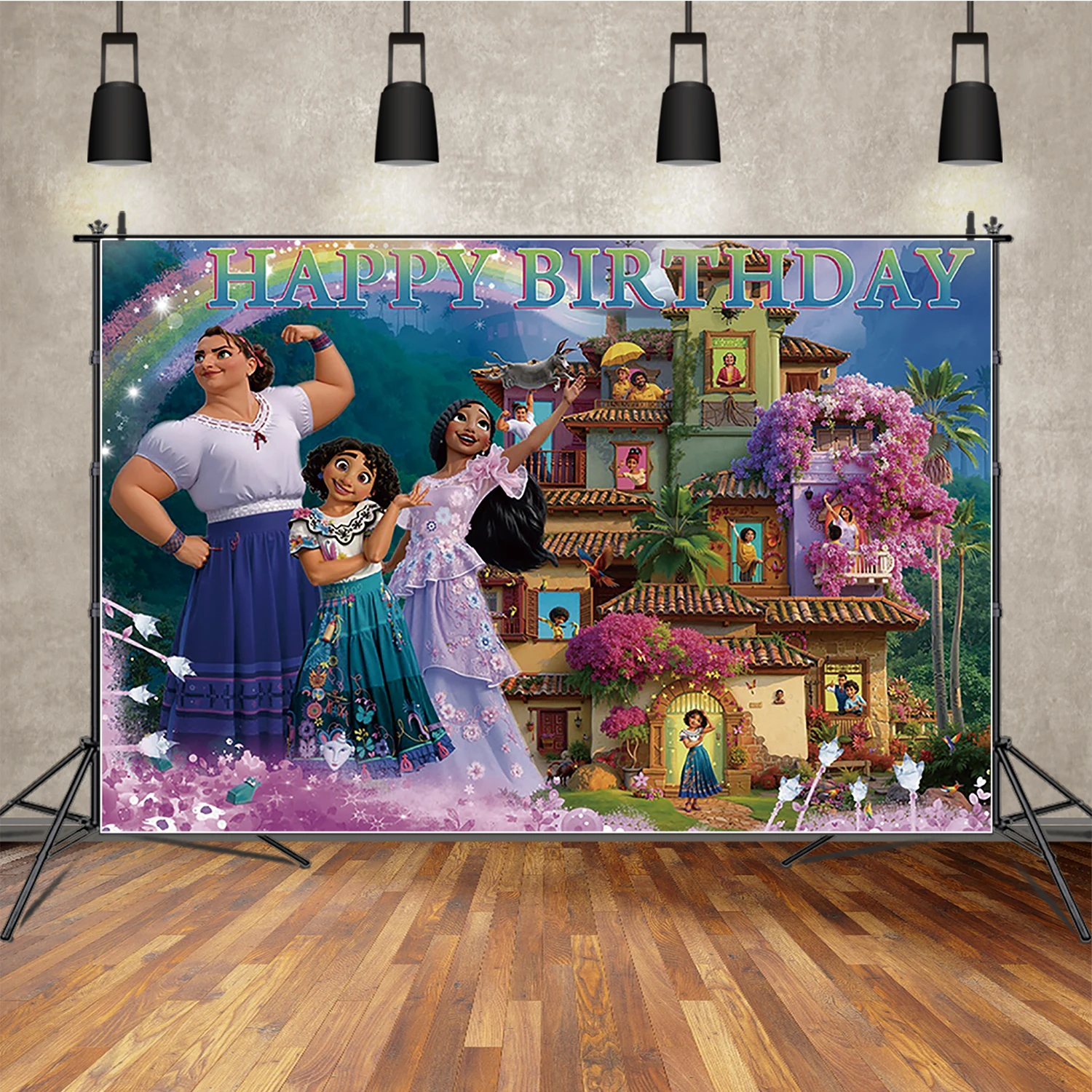 Encanto Mirabel Abuela Alma Birthday Party Girl Communion Dresses Photoshoot Castle Princess Backdrop Photography Background
Encanto Mirabel Abuela Alma Birthday Party Girl Communion Dresses Photoshoot Castle Princess Backdrop Photography Background