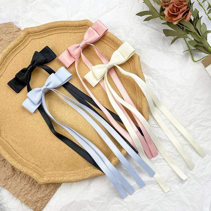 24pc/lot Solid Color Bow Hairband Long Tassel Hairpins Sweet Korean Style Classic Decoration Baby Hair Accessories Shark Clip
24pc/lot Solid Color Bow Hairband Long Tassel Hairpins Sweet Korean Style Classic Decoration Baby Hair Accessories Shark Clip