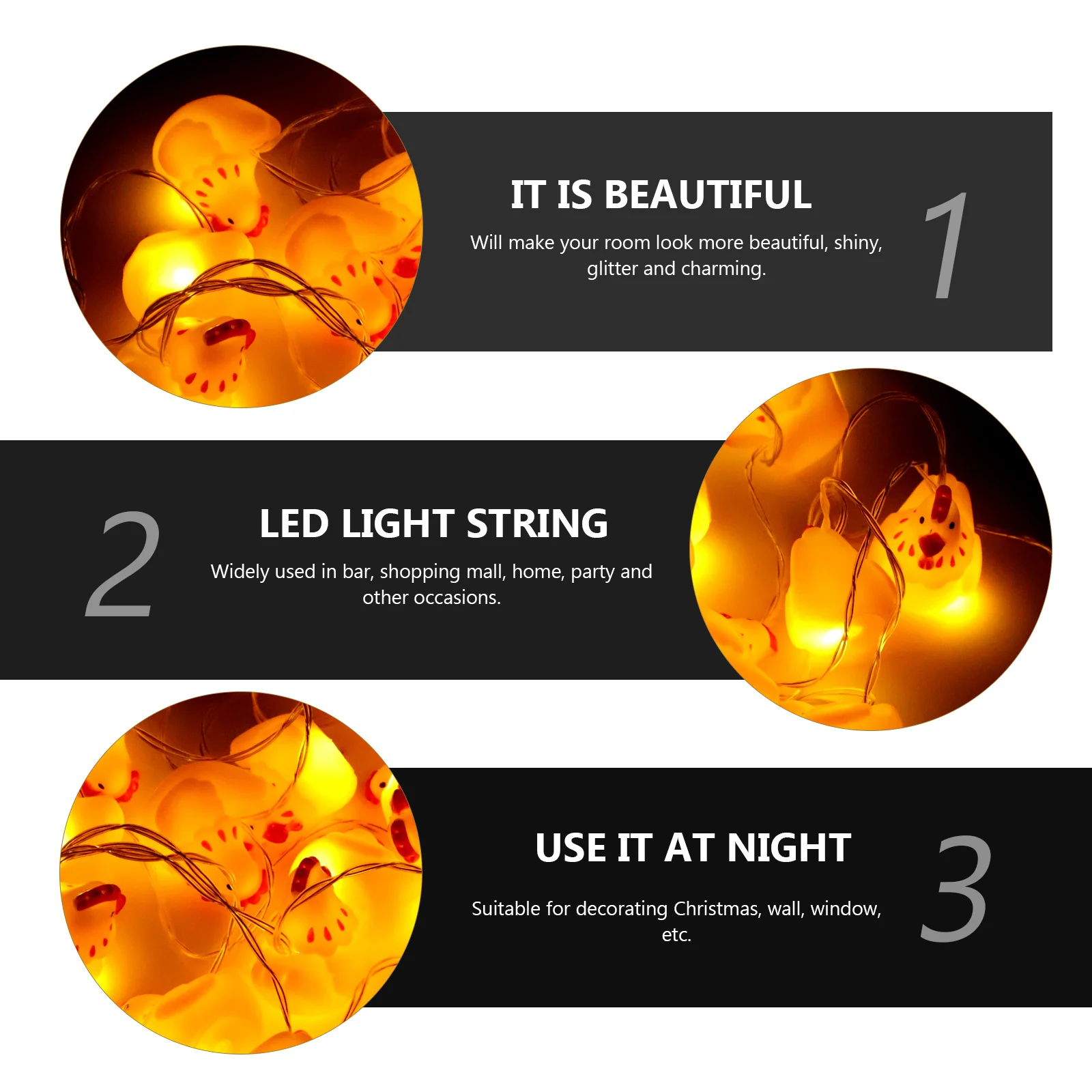 1Set LED Thanksgiving String Lamp Turkey Shape Pendant Decorative Light Christmas Autumn Party Hanging String Lamps Decor
1Set LED Thanksgiving String Lamp Turkey Shape Pendant Decorative Light Christmas Autumn Party Hanging String Lamps Decor