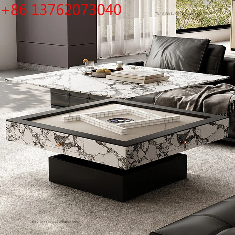 Nordic Rock Slab High-grade Mahjong Table Modern Living Room Center Tea Table Liftable Silent Home Furniture
Nordic Rock Slab High-grade Mahjong Table Modern Living Room Center Tea Table Liftable Silent Home Furniture