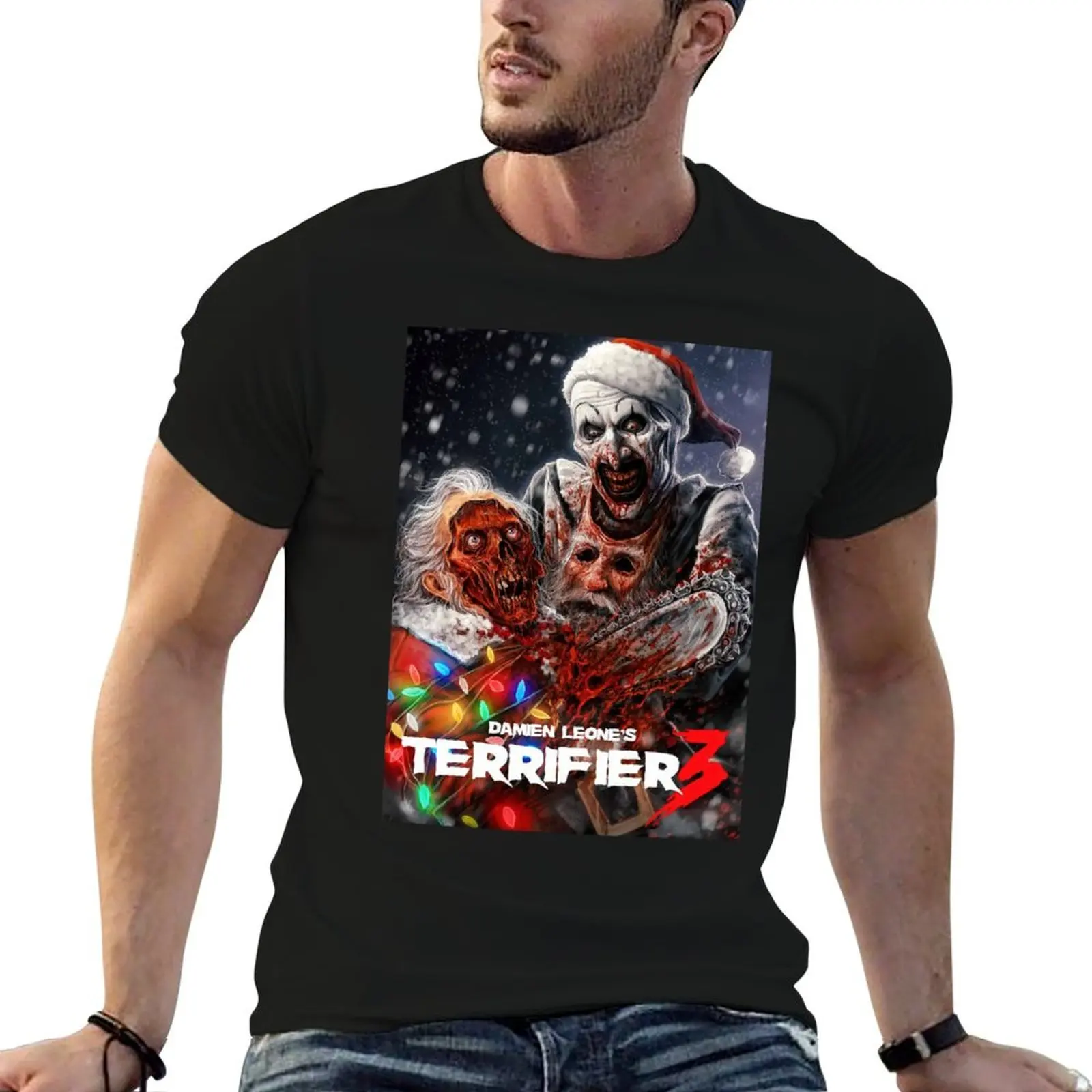 t shirt man designer Movie for pack Terrifier man shirts t 3 T-Shirt Horror white
t shirt man designer Movie for pack Terrifier man shirts t 3 T-Shirt Horror white