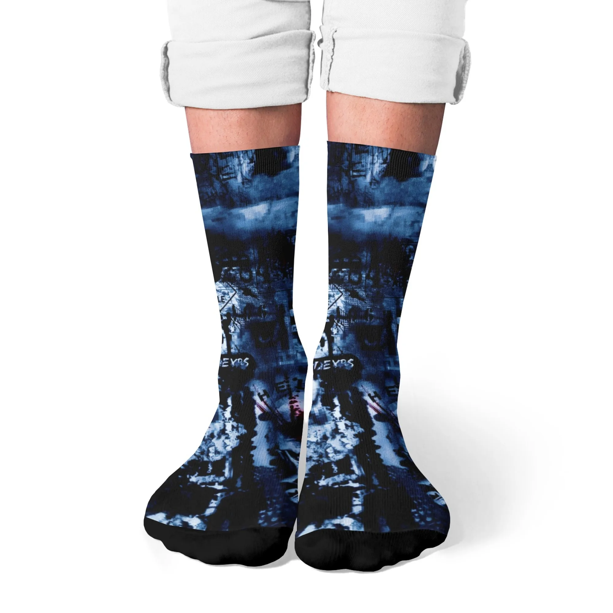 Уличная одежда, обязательные носки, современные граффити, художественный принт, мужские модные носки в стиле хип-хоп, необходимые для городской культуры
Уличная одежда, обязательные носки, современные граффити, художественный принт, мужские модные носки в стиле хип-хоп, необходимые для городской культуры