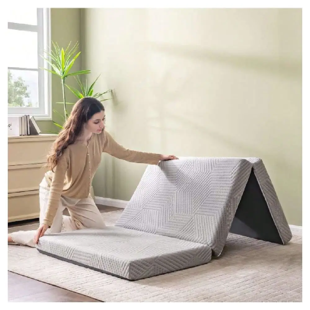 Mattress, 4 Inch Single Tri Folding Memory Foaattress For Camping Guest Bed, Washable Cover NonSlip Bottom, 75 X 25 X 4 , Grey,
Mattress, 4 Inch Single Tri Folding Memory Foaattress For Camping Guest Bed, Washable Cover NonSlip Bottom, 75 X 25 X 4 , Grey,