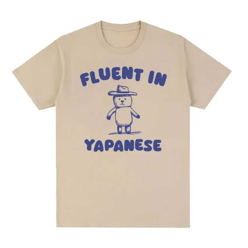 Смешные футболки беглом в Yapanese с мемом енота для мужчин и женщин, модная Милая одежда с круглым вырезом, Повседневная футболка из 100% хлопка, футболки оверсайз
Смешные футболки беглом в Yapanese с мемом енота для мужчин и женщин, модная Милая одежда с круглым вырезом, Повседневная футболка из 100% хлопка, футболки оверсайз