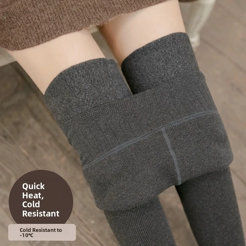 Gray Fleece Lined Thick High Waist Leggings Women's Outerwear Vertical Stripe High Waist Pantyhose Autumn Winter Warm Cotton ...
Gray Fleece Lined Thick High Waist Leggings Women's Outerwear Vertical Stripe High Waist Pantyhose Autumn Winter Warm Cotton ...
