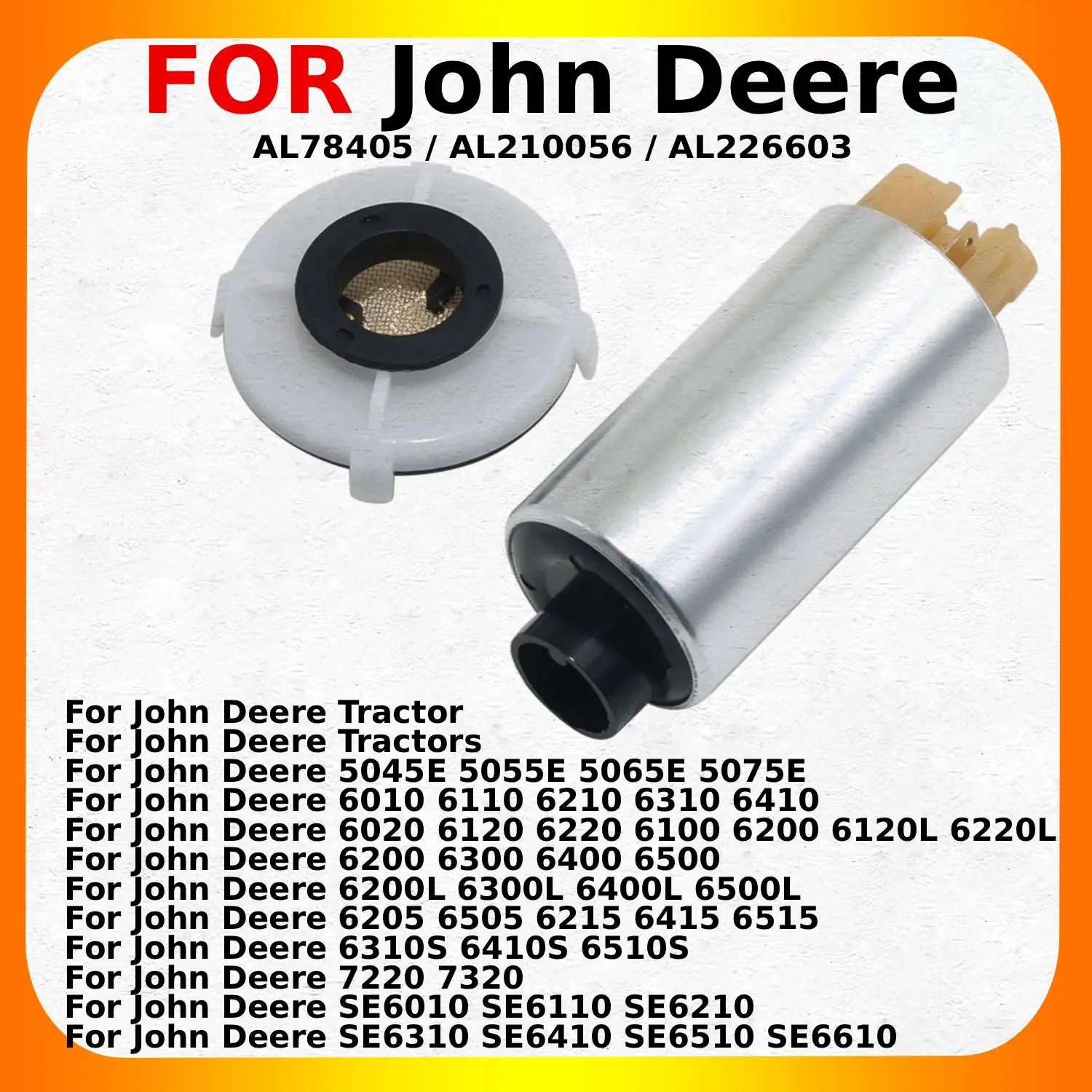 Fuel Pump For John Deere 6300 6400 6500 6200L 6300L 6400L 6500L 6205 6505 6215 6415 6515 6310S 6410S 6510S 7220 7320 SE6010
Fuel Pump For John Deere 6300 6400 6500 6200L 6300L 6400L 6500L 6205 6505 6215 6415 6515 6310S 6410S 6510S 7220 7320 SE6010