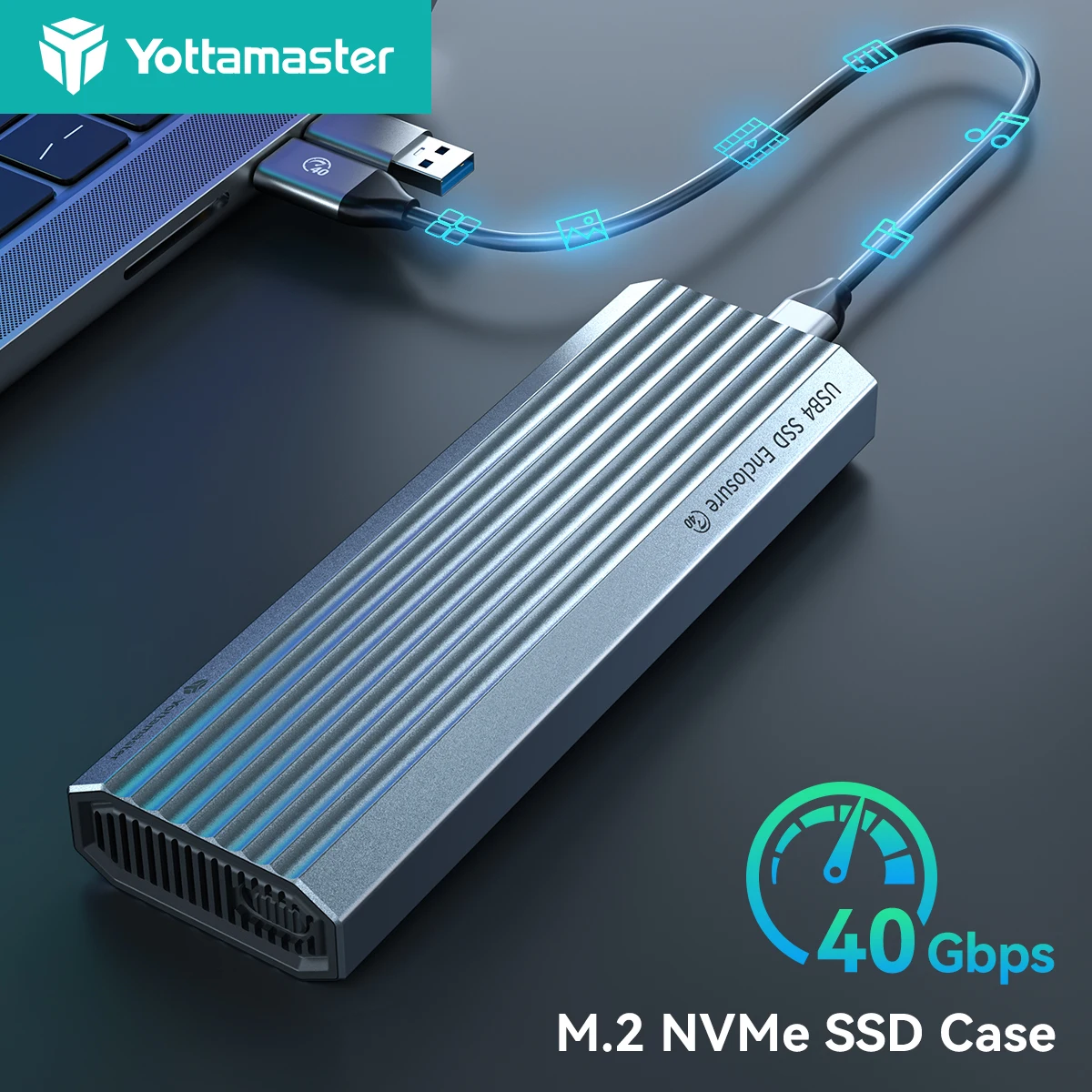 Yottamaster 40Gbps высокоскоростной M.2 SSD NVMe внешний корпус M2 корпус USB4 твердотельный диск крышка с вентилятором охлаждения для ПК ноутбука
Yottamaster 40Gbps высокоскоростной M.2 SSD NVMe внешний корпус M2 корпус USB4 твердотельный диск крышка с вентилятором охлаждения для ПК ноутбука