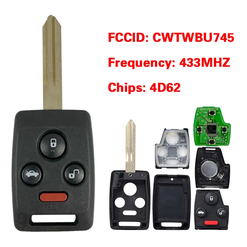 CN 034016 Послепродажный дистанционный брелок 433 МГц 4D62 чип CWTWBU745 для Subaru L-egacy Outback B9 Tribeca 2006-2009
CN 034016 Послепродажный дистанционный брелок 433 МГц 4D62 чип CWTWBU745 для Subaru L-egacy Outback B9 Tribeca 2006-2009