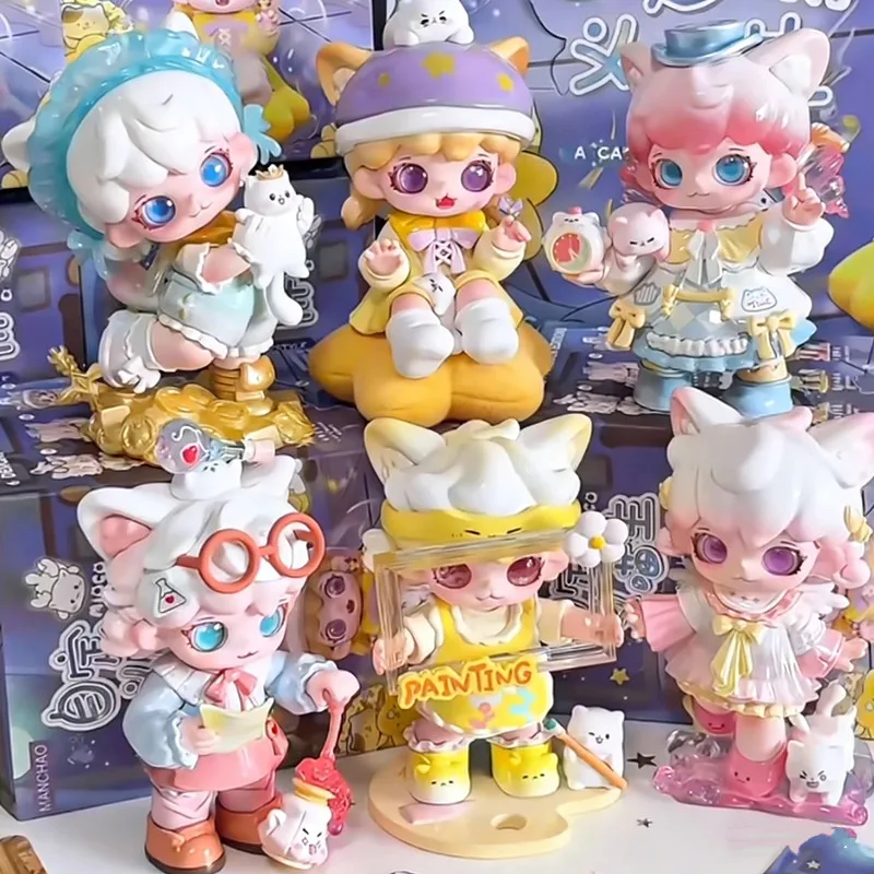 MANCHAO MIOCO Custom Cat Life Series 2 Blind Box Collectible Kawaii Figure Desktop Decor Art Toy Doll For Girls And Cat Lovers
MANCHAO MIOCO Custom Cat Life Series 2 Blind Box Collectible Kawaii Figure Desktop Decor Art Toy Doll For Girls And Cat Lovers