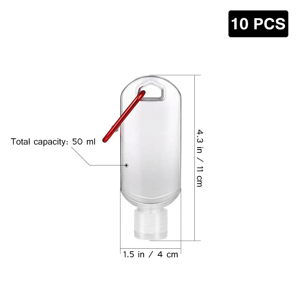 Refillable Bottles Durable Travel Size Press Bottles for Shampoo Body Wash Hand Cream Sunscreen Lotion Hook Hand Fluid Bottle
Refillable Bottles Durable Travel Size Press Bottles for Shampoo Body Wash Hand Cream Sunscreen Lotion Hook Hand Fluid Bottle