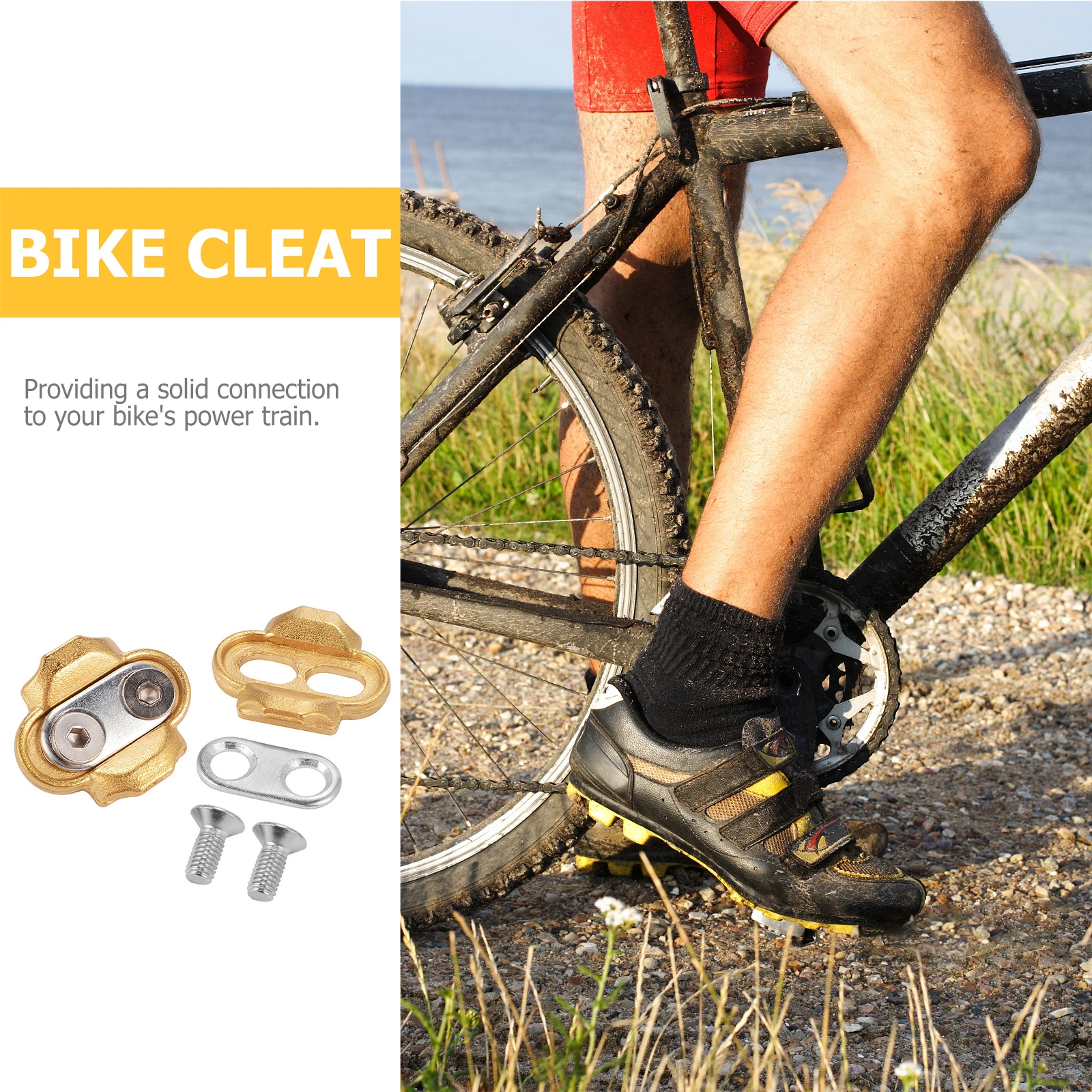 Aluminum Alloy Bike Cleats Pedal Accessories for Men Mountain Riding Multi Directional Release Compatible
Aluminum Alloy Bike Cleats Pedal Accessories for Men Mountain Riding Multi Directional Release Compatible