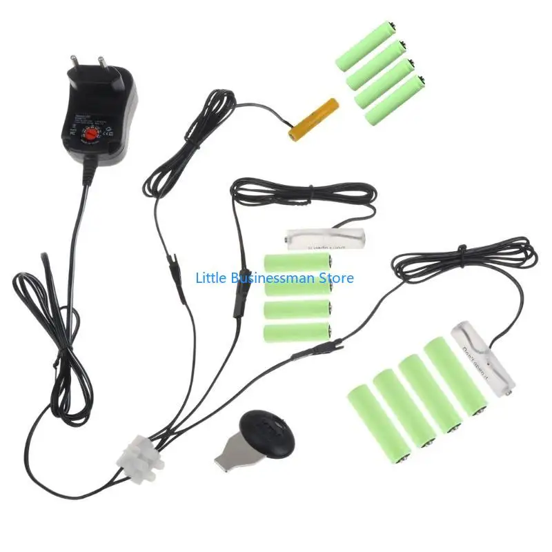 3V-12V Power Supply Adapter for AA AAA Battery for LED Light Decorations Toy M76A
3V-12V Power Supply Adapter for AA AAA Battery for LED Light Decorations Toy M76A