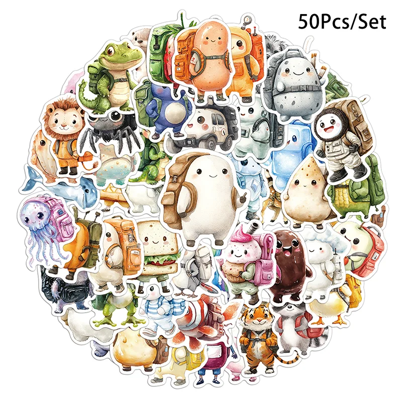 50Pcs Cute Decorations For Characters Small Animals And Backpacks Laptop Water Bottle And Computer Waterproof Stickers
50Pcs Cute Decorations For Characters Small Animals And Backpacks Laptop Water Bottle And Computer Waterproof Stickers