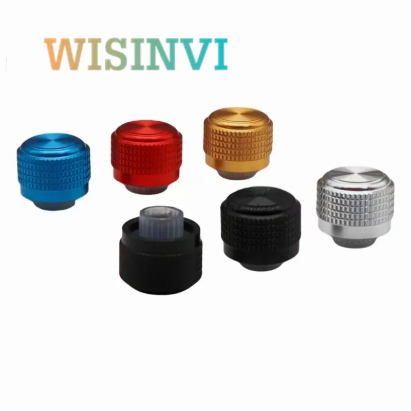 2PCS aluminum alloy Potentiometer knob cap Audio equipment electronic instruments knob cap 14x12.5mm inner Hole 6mm
2PCS aluminum alloy Potentiometer knob cap Audio equipment electronic instruments knob cap 14x12.5mm inner Hole 6mm