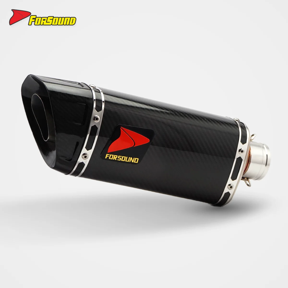 Forsound Factory Wholesale Price Motorcycle Exhaust System Stainless Steel Shorty Muffler Full System for 51mm Carbon Fiber Univ
Forsound Factory Wholesale Price Motorcycle Exhaust System Stainless Steel Shorty Muffler Full System for 51mm Carbon Fiber Univ