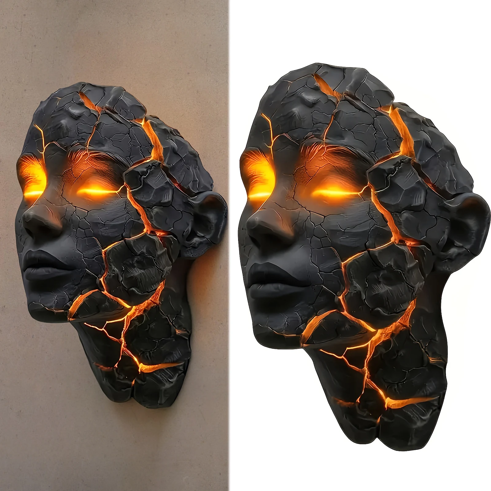 Cracked Soul Wall Light: Shattered Soul Wall Light Pendant, Craft Decoration
Cracked Soul Wall Light: Shattered Soul Wall Light Pendant, Craft Decoration