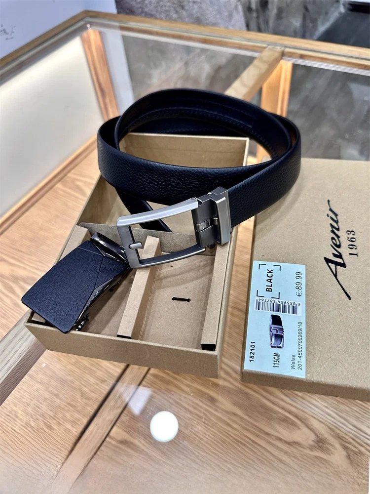 Men's Fashionable Double Buckle Belt Calfskin Leather Versatile Belt Trendy Business Style Automatic Metal Buckle Universal G...
Men's Fashionable Double Buckle Belt Calfskin Leather Versatile Belt Trendy Business Style Automatic Metal Buckle Universal G...