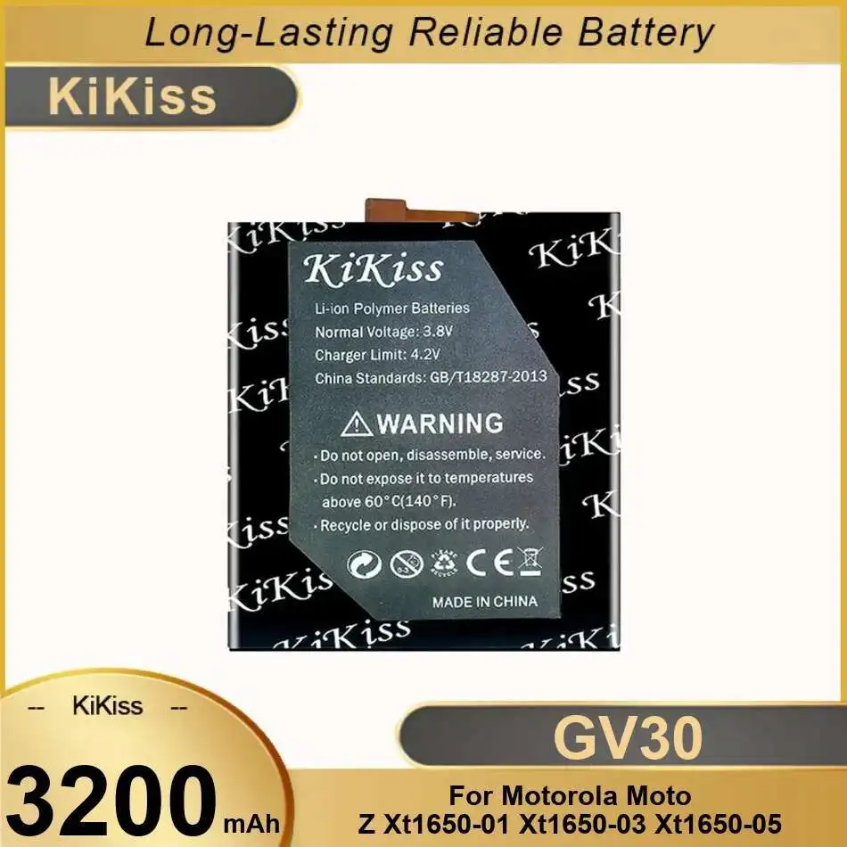 Mobile Phone Battery GV30 3200mAh For Motorola Moto Z XT1650-01 XT1650-03 XT1650-05 Not For XT1650-02
Mobile Phone Battery GV30 3200mAh For Motorola Moto Z XT1650-01 XT1650-03 XT1650-05 Not For XT1650-02