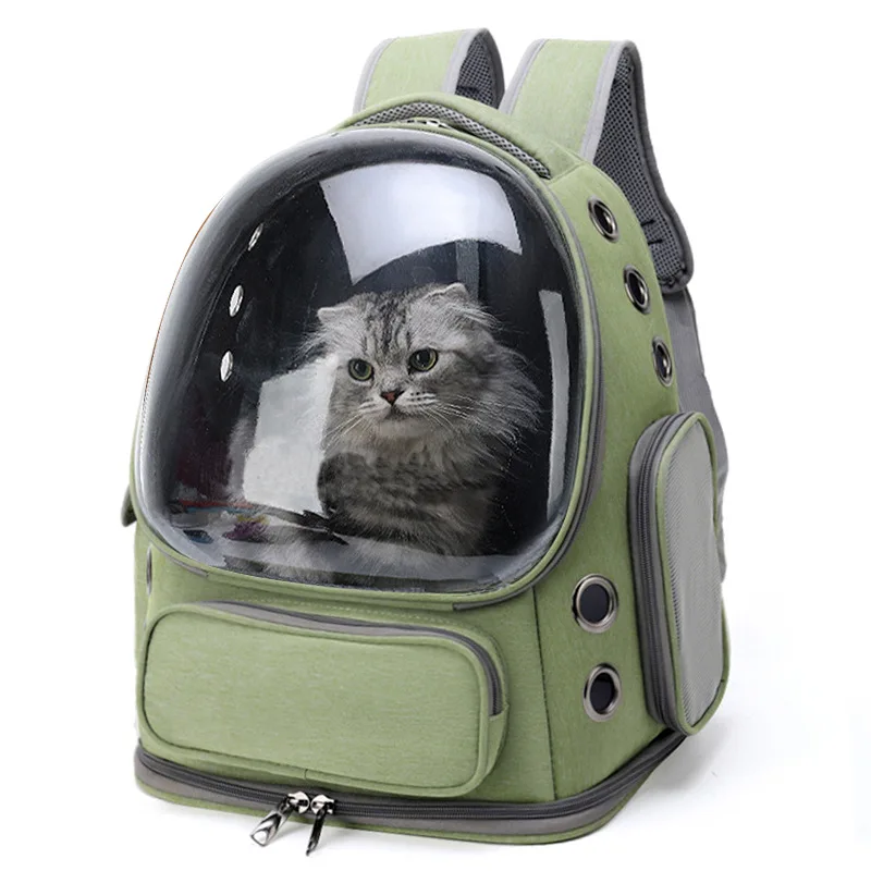 New Cat Bag Out Portable Double Shoulder Cat Backpack Transparent Space Capsule Big Space Dog Out Bag
New Cat Bag Out Portable Double Shoulder Cat Backpack Transparent Space Capsule Big Space Dog Out Bag