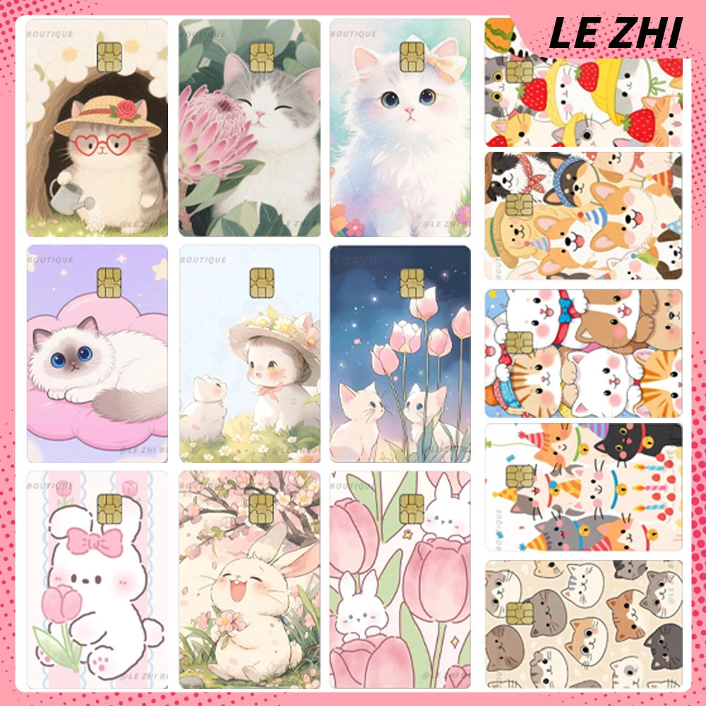 1Pc Kawaii Animal Credit Card Skin Film Cover Sticker Cute Cats Dogs Rabbits Diy Waterproof Small Chip Protective Film Sticker
1Pc Kawaii Animal Credit Card Skin Film Cover Sticker Cute Cats Dogs Rabbits Diy Waterproof Small Chip Protective Film Sticker
