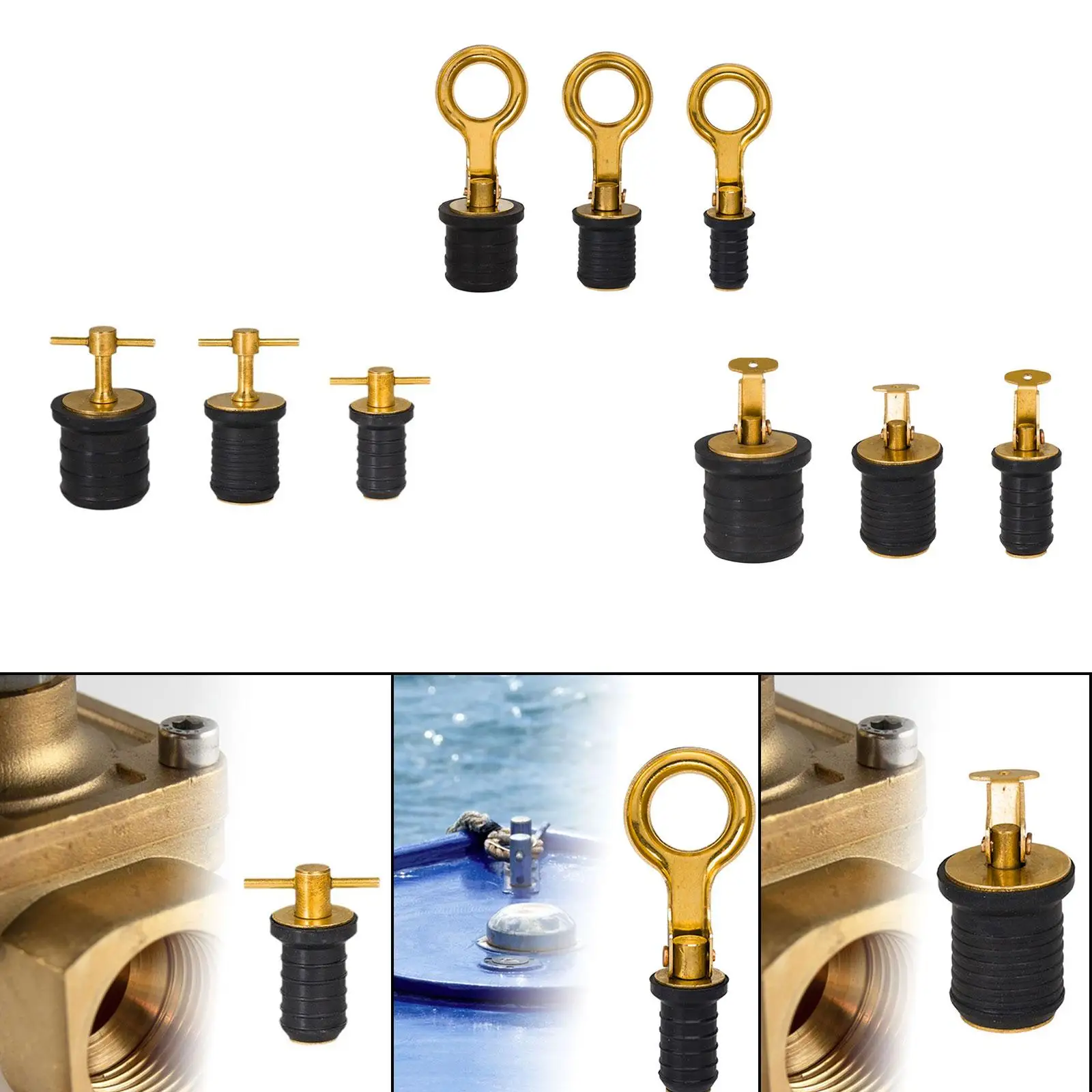 Brass Handle Drain Plug Boat Drain Plug,Rubber Plug with Brass Handle, Replaces for Plumbing
Brass Handle Drain Plug Boat Drain Plug,Rubber Plug with Brass Handle, Replaces for Plumbing
