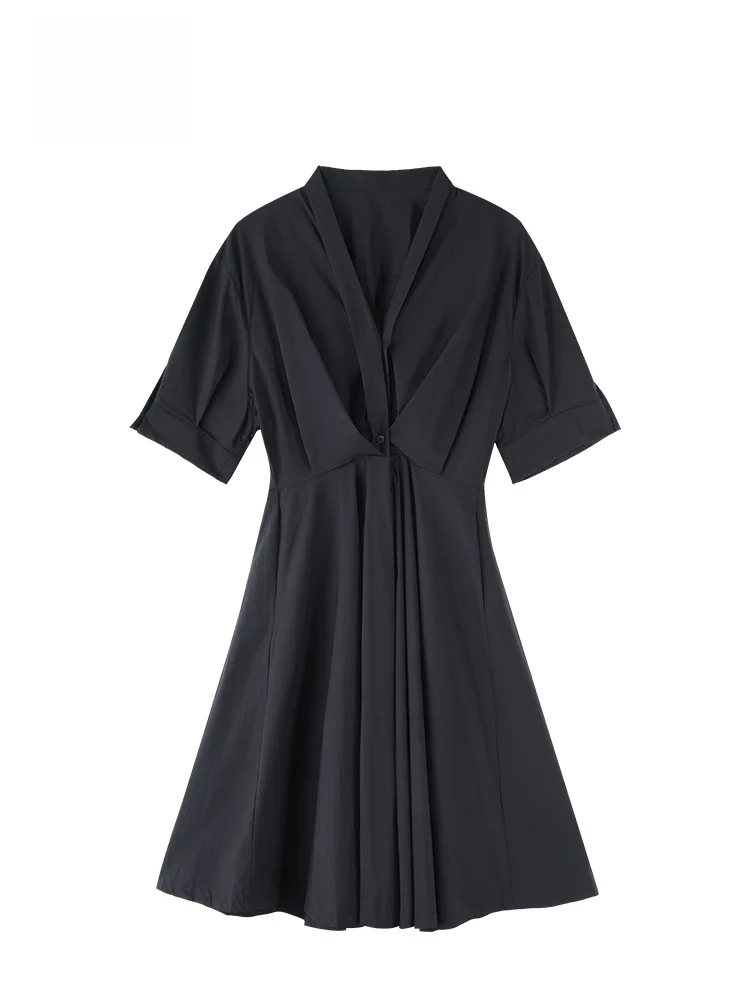 GOFAR Bla V-ne Slimming Women's Dr Simple Sle Commute Fairy Skirt ort Sve Regular Sve Waist-cinching Dr
GOFAR Bla V-ne Slimming Women's Dr Simple Sle Commute Fairy Skirt ort Sve Regular Sve Waist-cinching Dr