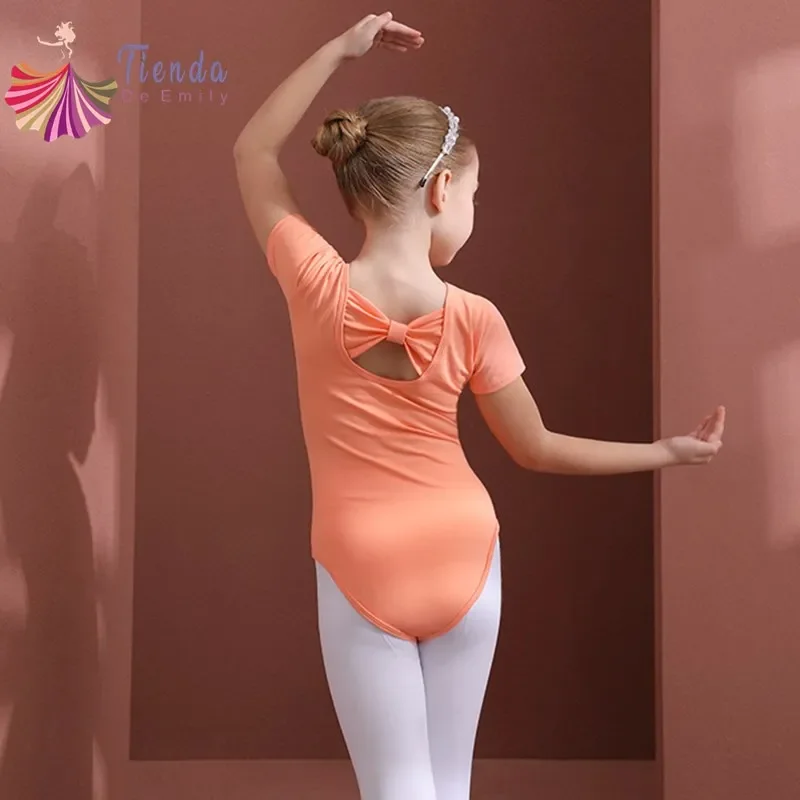 Summer Short Sleeve Leotard Girl Swimwear Jumpsuit Korea Design Elegant Skating Gymnastic Clothes Ballet Top Knowkot Back Lyrica
Summer Short Sleeve Leotard Girl Swimwear Jumpsuit Korea Design Elegant Skating Gymnastic Clothes Ballet Top Knowkot Back Lyrica