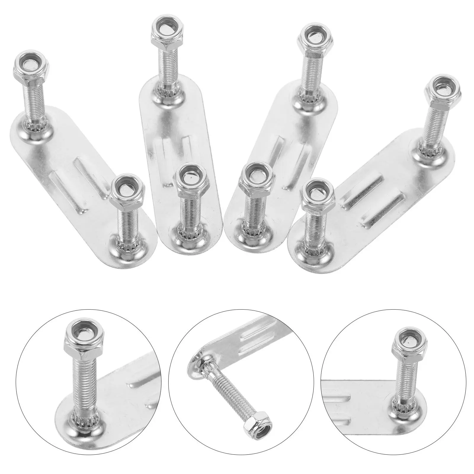 4Pcs Quad Roller Skate Plate Mounting Kit Reinforced Stainless Iron Bracket Parts with Precision Holes Easy Installation All
4Pcs Quad Roller Skate Plate Mounting Kit Reinforced Stainless Iron Bracket Parts with Precision Holes Easy Installation All