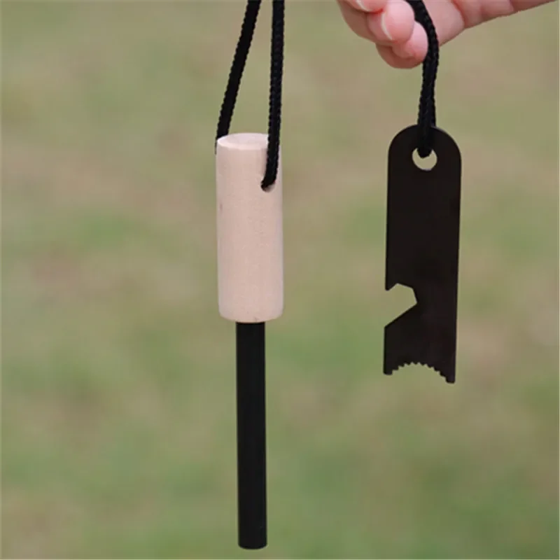 New Portable Outdoor Flint, Equipped with Outdoor Survival Tools Such As Magnesium Sticks, Firearms, Wooden Handles, Flint Stick
New Portable Outdoor Flint, Equipped with Outdoor Survival Tools Such As Magnesium Sticks, Firearms, Wooden Handles, Flint Stick