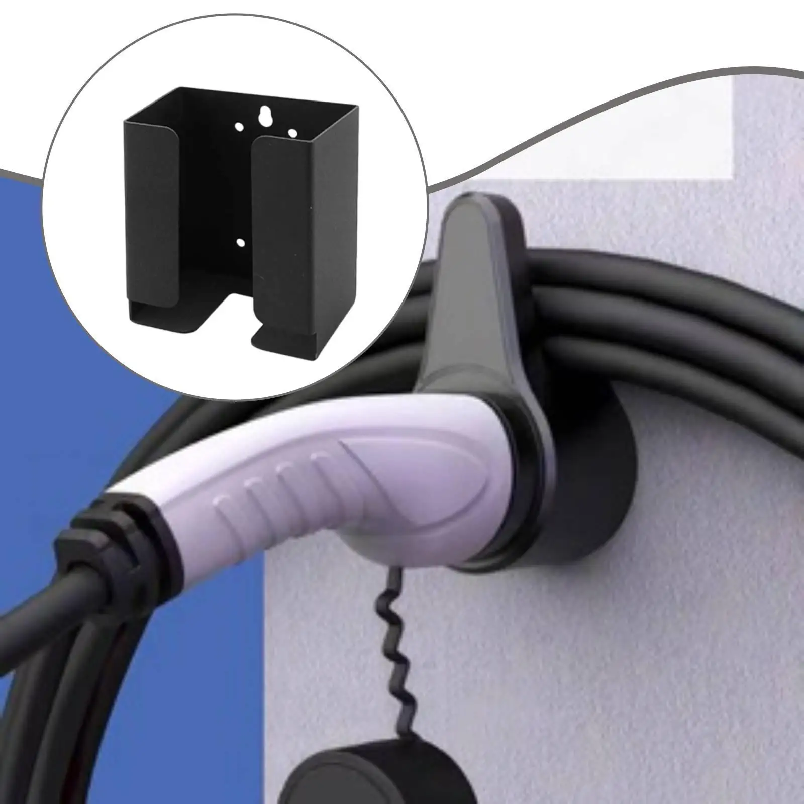 Sturdy Iron Power Adapter Mount Easy Install Charging Cord Holder Wall Rack Organizer for Garage Electric Car Home
Sturdy Iron Power Adapter Mount Easy Install Charging Cord Holder Wall Rack Organizer for Garage Electric Car Home