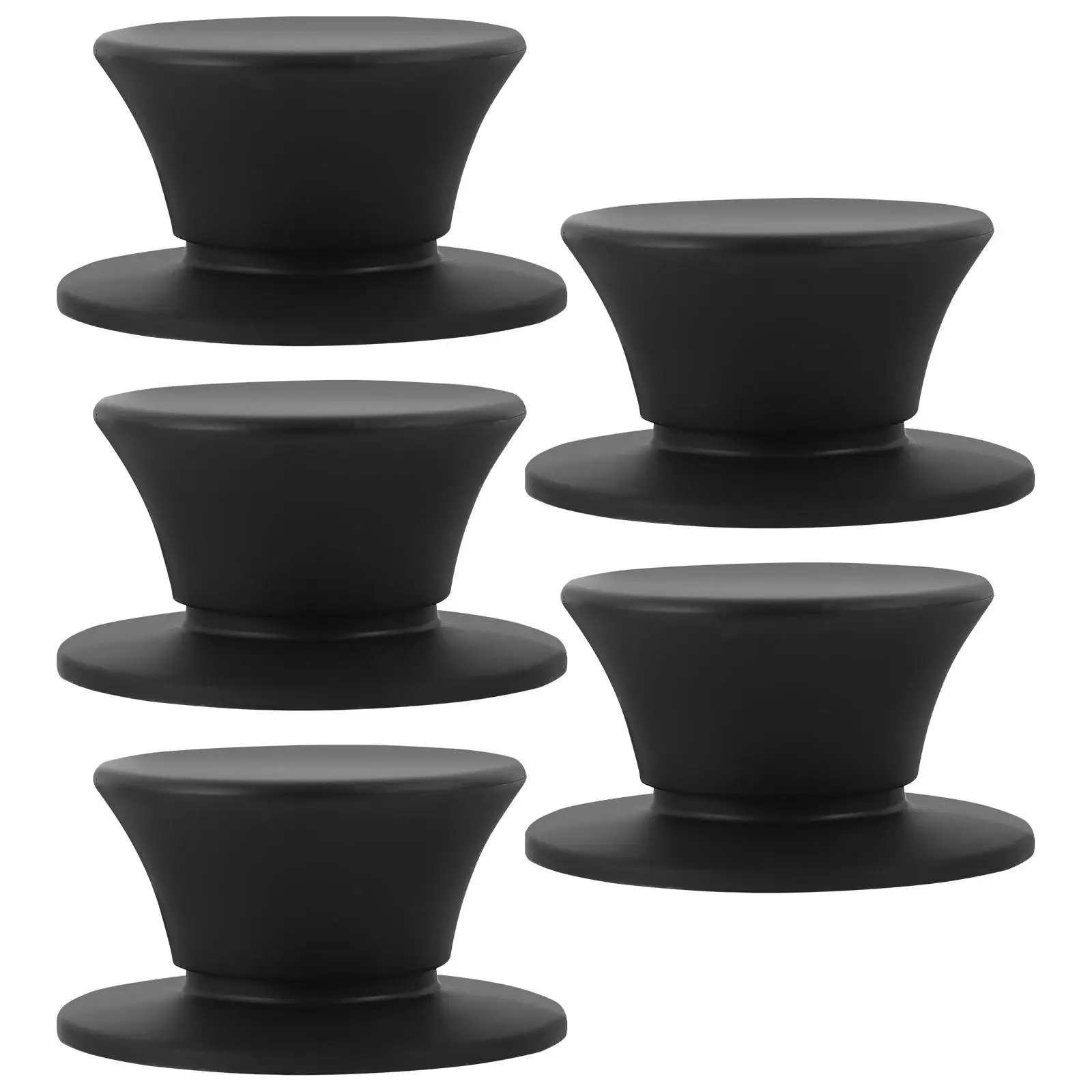 5pcs Black Silicone Pot Lid Handles Cookware Replacement Knobs Pans Ergonomic Anti-Scalding Kitchen
5pcs Black Silicone Pot Lid Handles Cookware Replacement Knobs Pans Ergonomic Anti-Scalding Kitchen