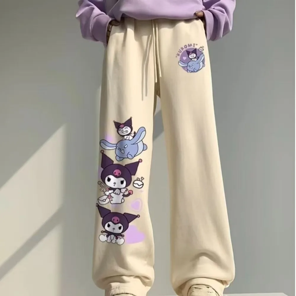 Women's Kuromi Printed Loose Wide-Leg Sweatpants - Casual Comfy High Waist Streetwear Trousers
Women's Kuromi Printed Loose Wide-Leg Sweatpants - Casual Comfy High Waist Streetwear Trousers