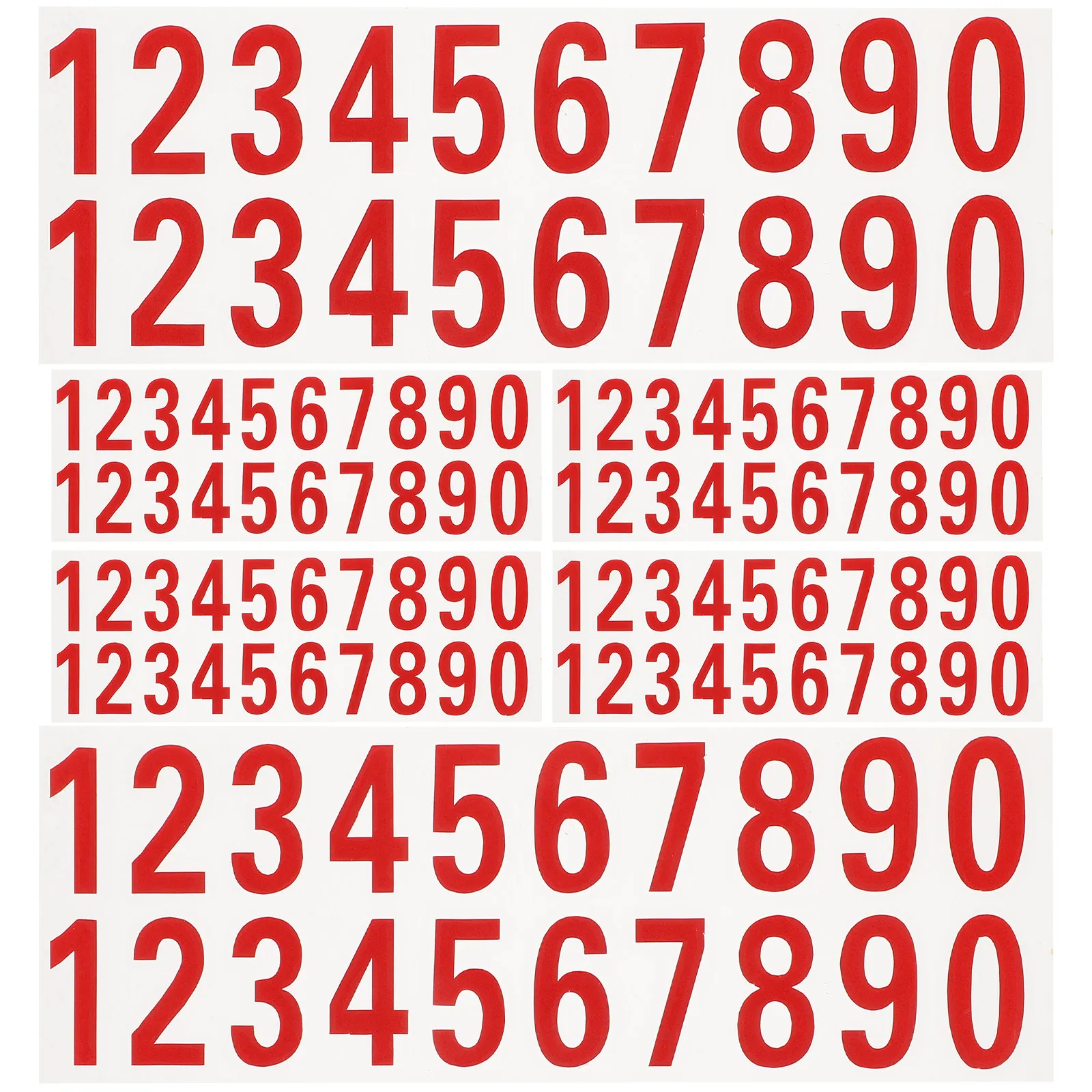 6 Sheets Reflective Number Stickers Self Adhesive Large Clear PVC Pet DIY Numbers for Bins Mailbox House Exterior Address Sign
6 Sheets Reflective Number Stickers Self Adhesive Large Clear PVC Pet DIY Numbers for Bins Mailbox House Exterior Address Sign